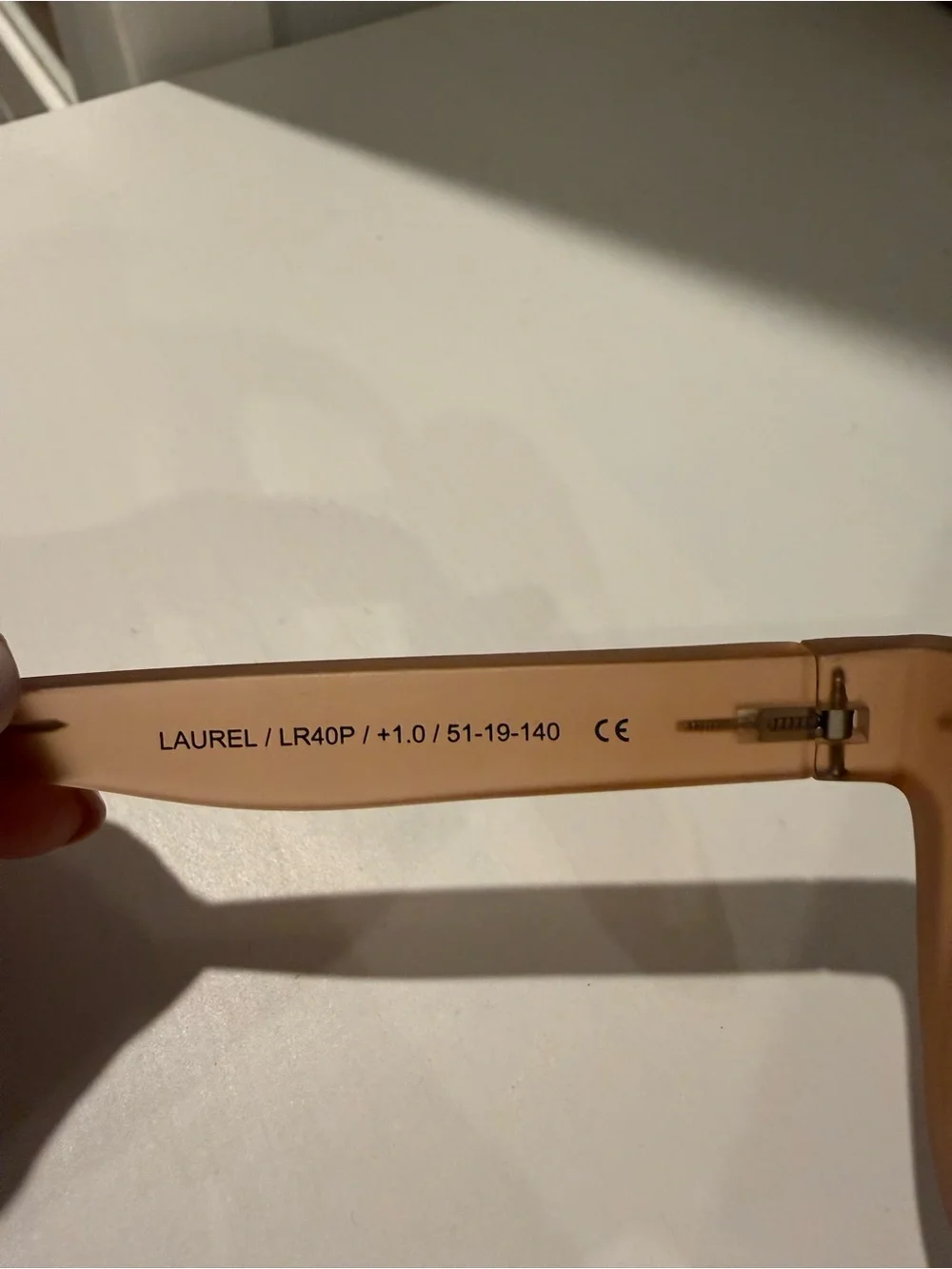 Matte Beige Women's Square Frame Glasses (Look Optic- Laurel Frames)